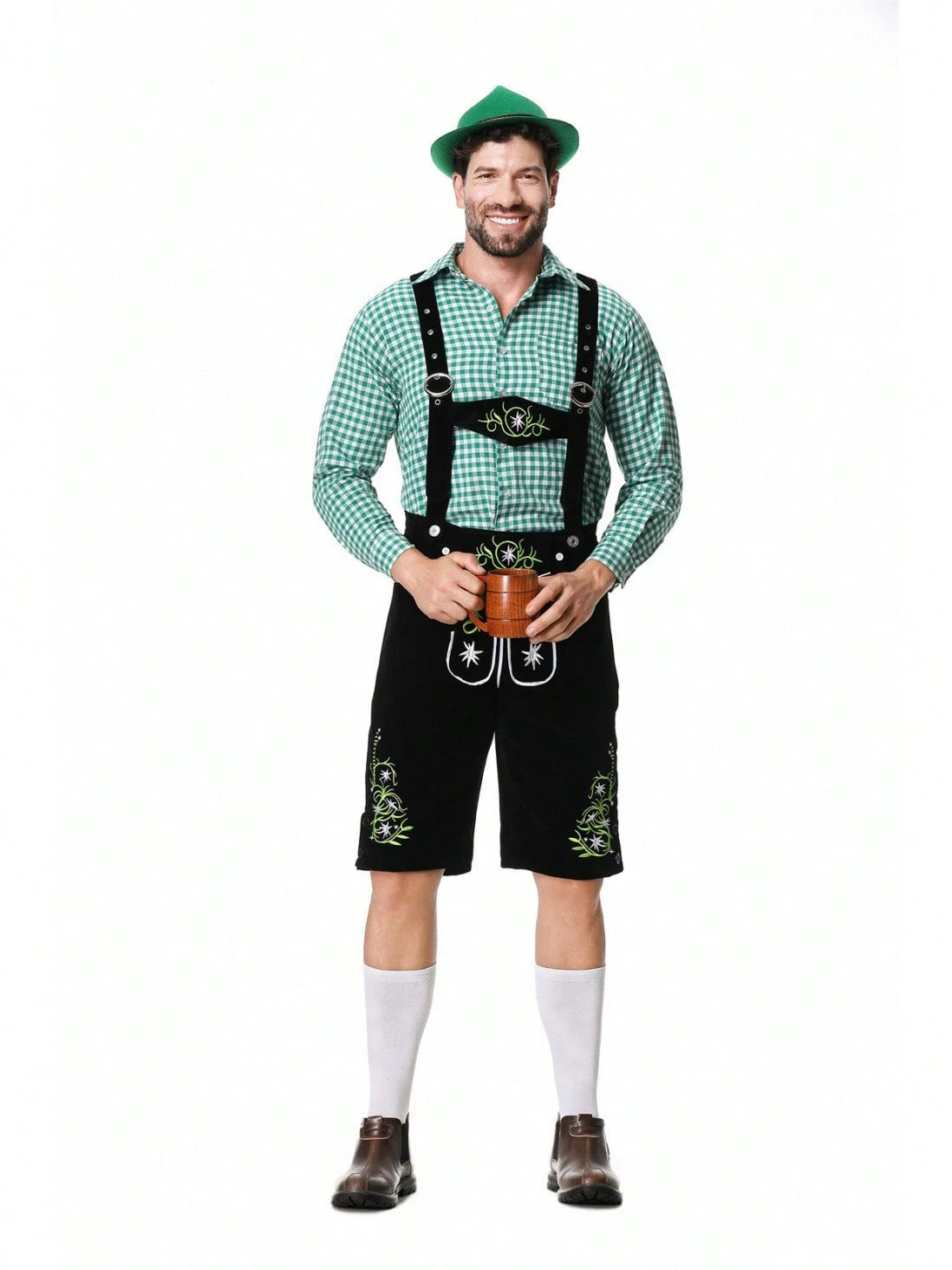Max Müller - Traditionelles Oktoberfest - Lederhosen + Hemd + Hut