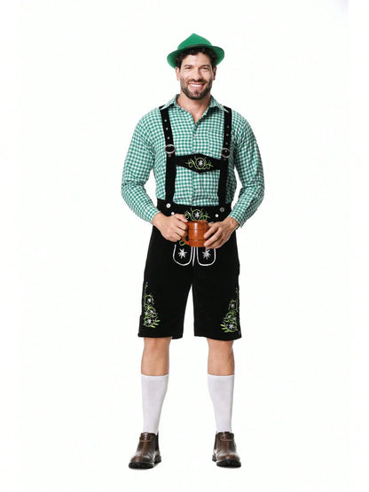 Jakub Nowak - Traditionelles Oktoberfest - Lederhosen + Hemd + Hut