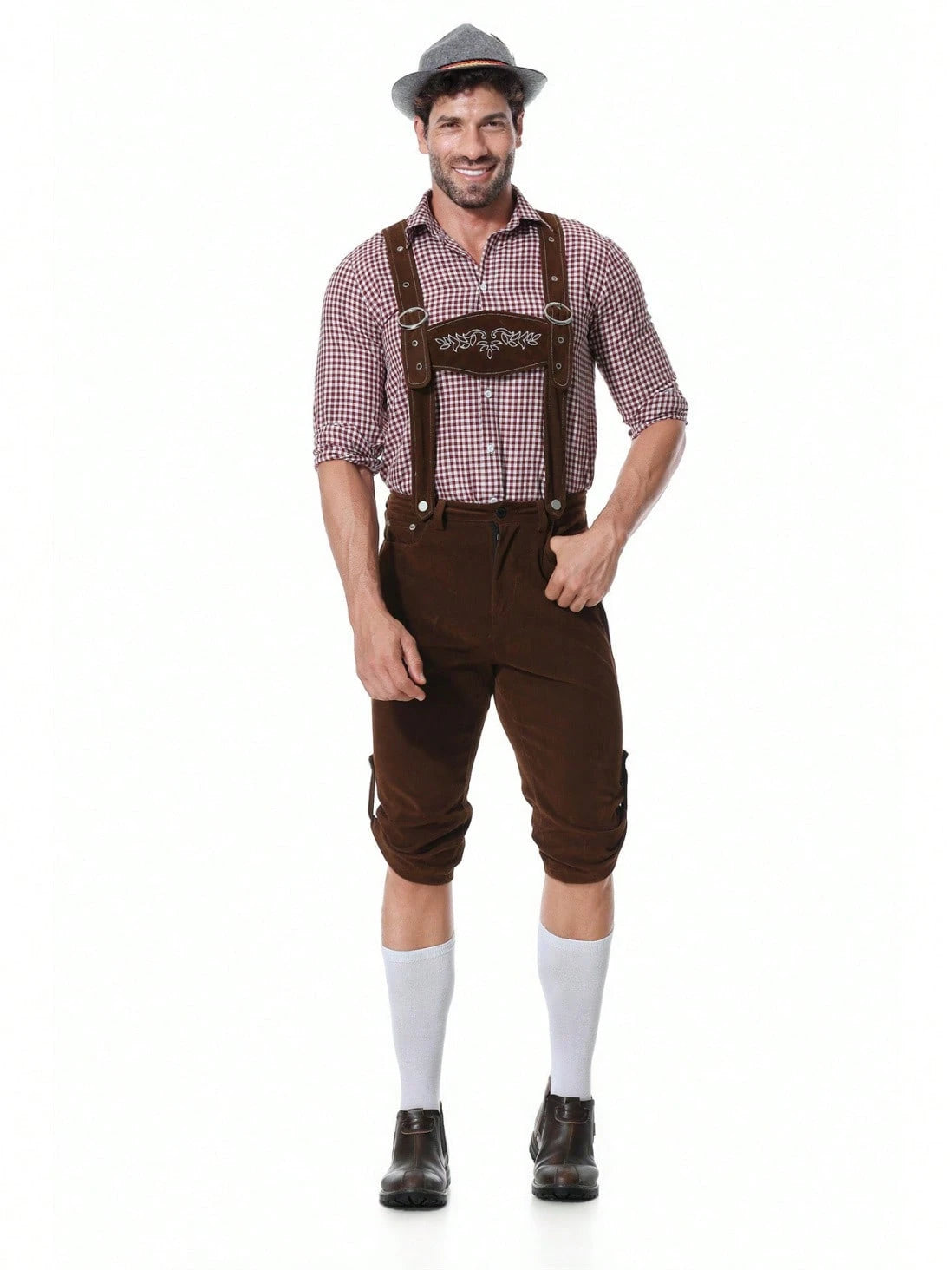 Max Müller - Traditionelles Oktoberfest - Lederhosen + Hemd + Hut