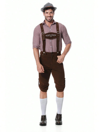 Jakub Nowak - Traditionelles Oktoberfest - Lederhosen + Hemd + Hut