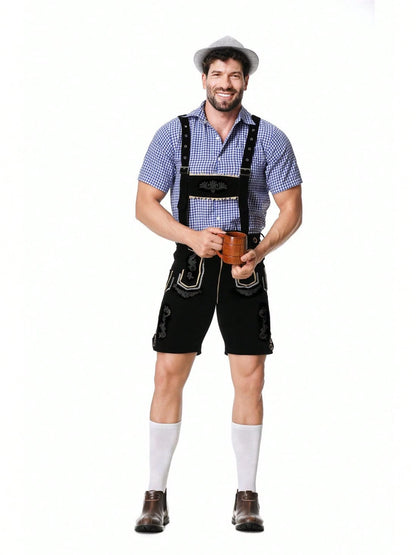 Max Müller - Traditionelles Oktoberfest - Lederhosen + Hemd + Hut