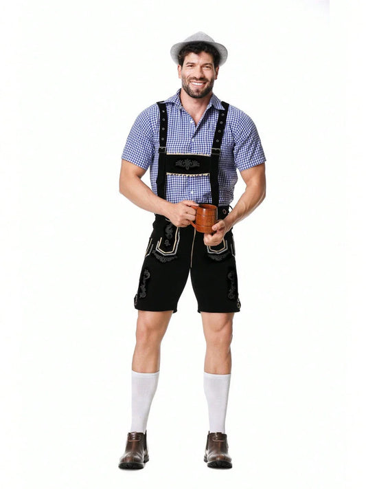 Jakub Nowak - Traditionelles Oktoberfest - Lederhosen + Hemd + Hut