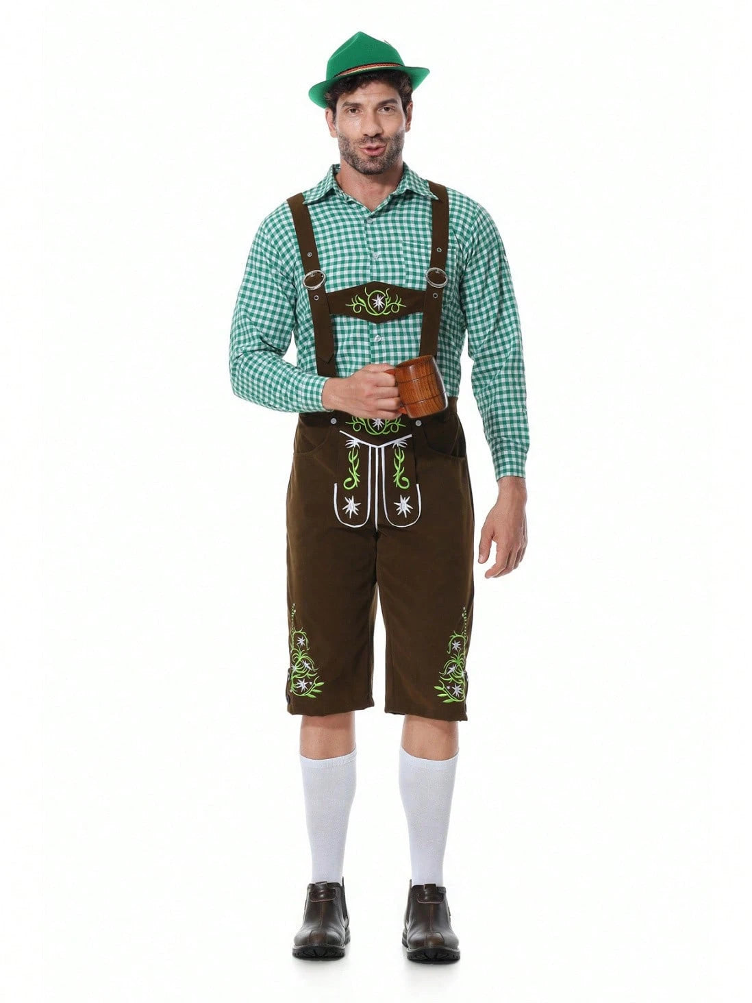 Max Müller - Traditionelles Oktoberfest - Lederhosen + Hemd + Hut