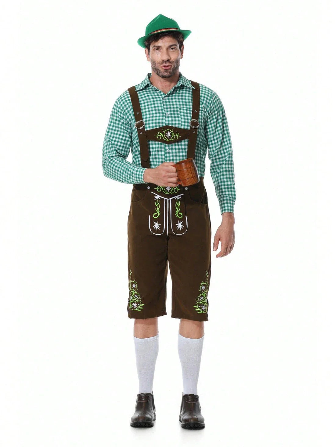 Jakub Nowak - Traditionelles Oktoberfest - Lederhosen + Hemd + Hut