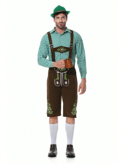 Jakub Nowak - Traditionelles Oktoberfest - Lederhosen + Hemd + Hut