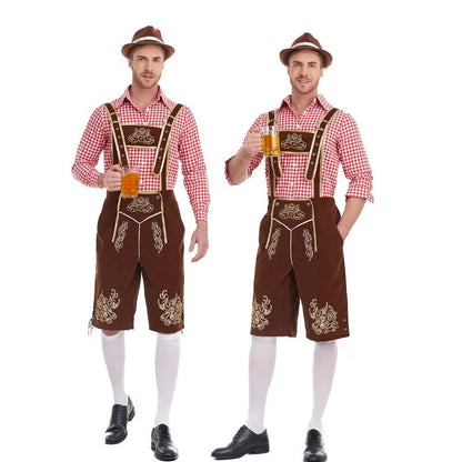 Jakub Nowak - Traditionelles Oktoberfest - Lederhosen + Hemd + Hut