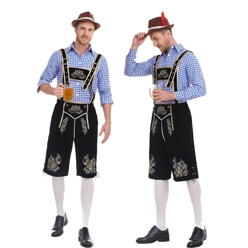 Max Müller - Traditionelles Oktoberfest - Lederhosen + Hemd + Hut