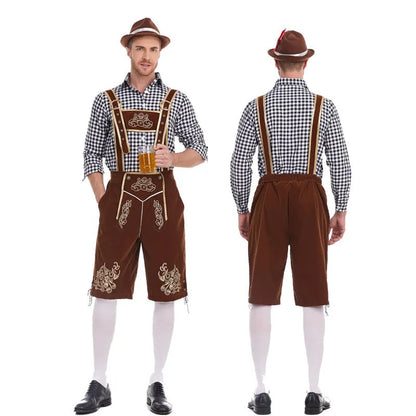 Jakub Nowak - Traditionelles Oktoberfest - Lederhosen + Hemd + Hut