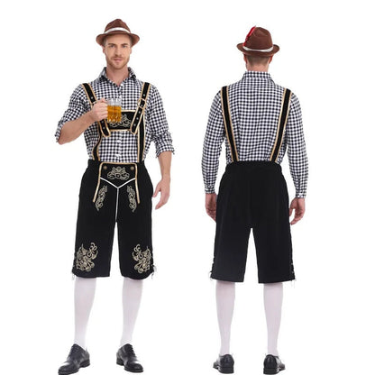 Jakub Nowak - Traditionelles Oktoberfest - Lederhosen + Hemd + Hut
