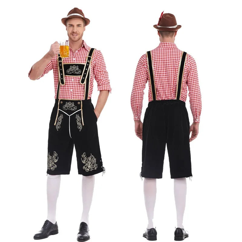 Jakub Nowak - Traditionelles Oktoberfest - Lederhosen + Hemd + Hut