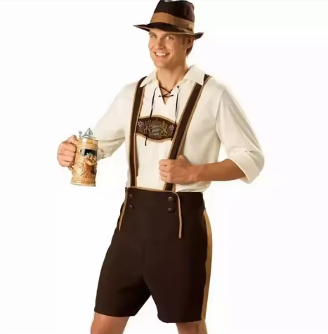 Max Müller - Traditionelles Oktoberfest - Lederhosen + Hemd + Hut